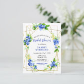 Bosbessen en gebladerte Vrijgezellenfeest Briefkaart (Staand voorkant)