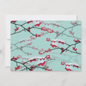 bosbessen feestdagenkaart (Achterkant)