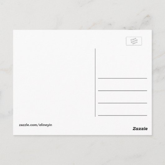 bosbessen, foto genomen in een boerderij bosbes briefkaart (Achterkant)