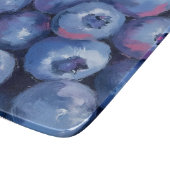 Bosbessen | Fruit Aquarel geschilderd Snijplank (Hoek)
