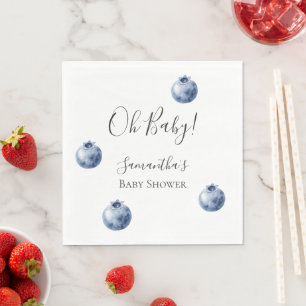 Bosbessen Fruit Baby Shower Servet