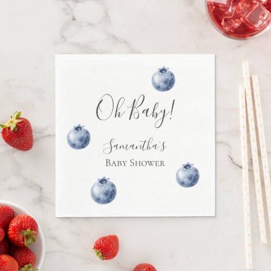 Bosbessen Fruit Baby Shower  Servet (Insitu)