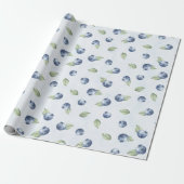 Bosbessen Fruit Verjaardag Cadeaupapier (Uitgerold)