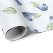Bosbessen Fruit Verjaardag Cadeaupapier (Rol Hoek)