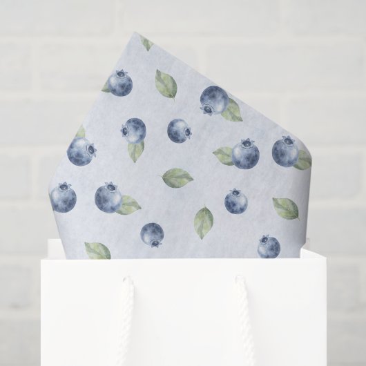 Bosbessen Fruit Verjaardag Tissuepapier (Cadeauzakje)
