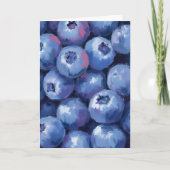 Bosbessen | Fruit Watercolor Geschilderde Kaart (Voorkant)