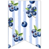 Bosbessen Happy Birthday vlaggenlijn banner (Eerste vlag)