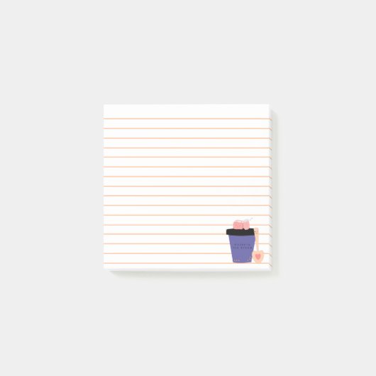 Bosbessen Ijs Cup En Marshmallow | Post-it® Notes (Voorkant)
