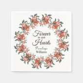 Bosbessen in liefdevolle herinnering servet (Voorkant)