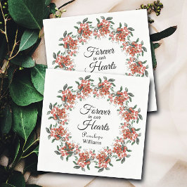 Bosbessen in liefdevolle herinnering servet