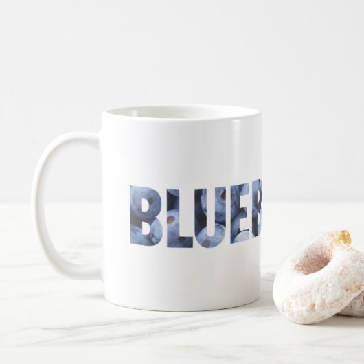 Bosbessen Koffiemok (Met donut)