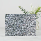 Bosbessen Kunst Kaart (Staand voorkant)