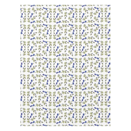 bosbessen op tafelkleed voor wijnstokken (Voorkant)