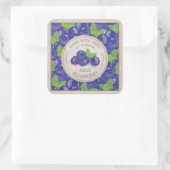 Bosbessen Rustieke Aquarel Jam Label Inblikken (Tas)