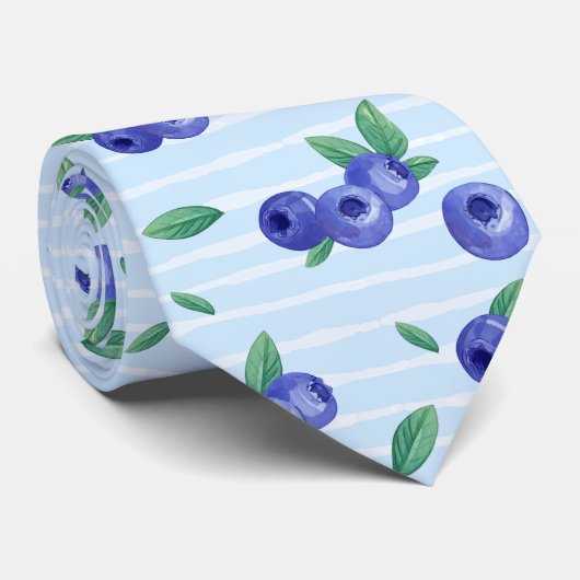 Bosbessen Stropdas (Opgerold)