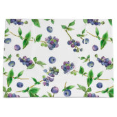 Bosbessen Summer Fruit Waterverf Groot Cadeauzakje (Voorkant)