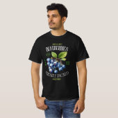 Bosbessen T-shirt (Voorkant volledig)