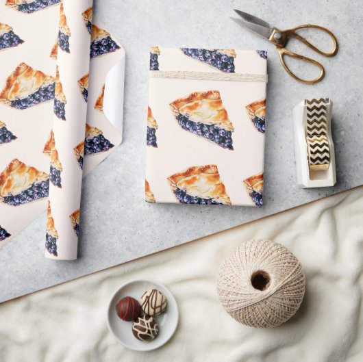Bosbessen Taart Cadeaupapier (Crafts)