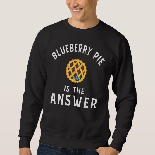 Bosbessen Taart Kleding Grote Taarten Ontwerp Trui (Voorkant)