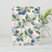 Bosbessen Tuin Bloemen Envelop Kaart (Staand voorkant)