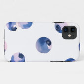 Bosbessen watercolorpatroon Case-Mate iPhone case (Achterkant (horizontaal))