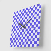 Bosbessencrème geruit patroon vierkante klok (Hoek)