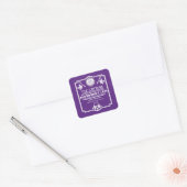 Bosbessengelei Verkoper Vierkante Sticker (Envelop)