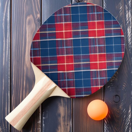 Bosbessenjam Plaid Tafeltennisbatje