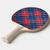 Bosbessenjam Plaid Tafeltennisbatje (Voorkant Gekanteld)