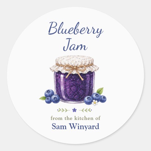 Bosbessenjam Uit de Keuken Van Label (Voorkant)
