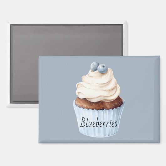 Bosbessenmuffin Magneet (Voorkant / Achterkant)