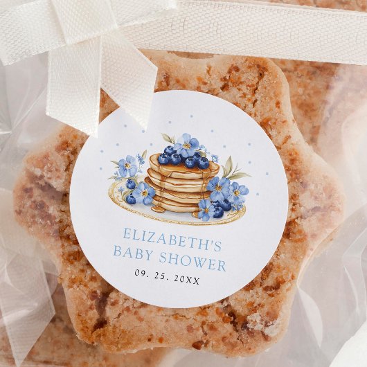 bosbessenpannenkoek ronde sticker