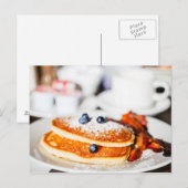 Bosbessenpannenkoeken Briefkaart (Voorkant / Achterkant)