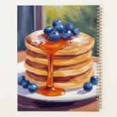 Bosbessenpannenkoeken | Olie Schilderij Fruit Planner (Achterkant)