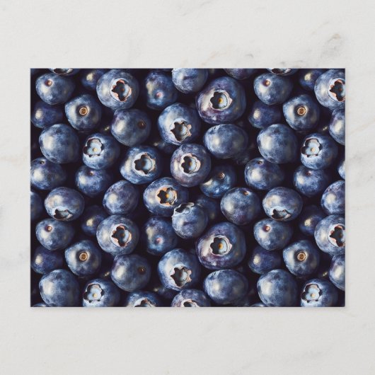 Bosbessenpatroon Briefkaart (Voorkant)