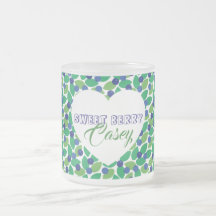 Bosbessenpatroon modern groen blauw aanpassen.