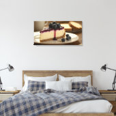 Bosbessentaart Canvas Afdruk (Insitu (Slaapkamer))