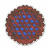 Bosbessentaart Sticker (Voorkant)