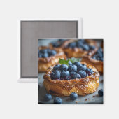 Bosbessentaartje Magneet (Voorkant / Achterkant)