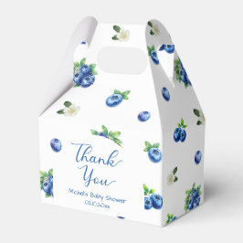 Bosbessentje Baby Shower Bedankt Bedankdoosjes