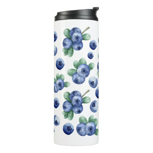 bosbessentumbler thermosbeker (Gedraaid links)