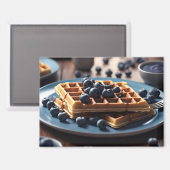 Bosbessenwafels Magneet (Voorkant / Achterkant)