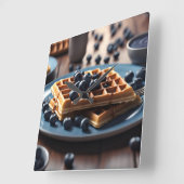 Bosbessenwafels Vierkante Klok (Hoek)