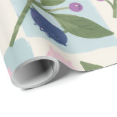 Bosbessenweide Bloei Cadeaupapier (Rol Hoek)