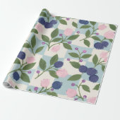 Bosbessenweide Bloei Cadeaupapier (Uitgerold)