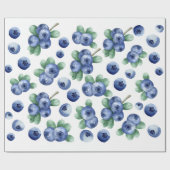 bosbessenwikkelpapier cadeaupapier (Vlak)