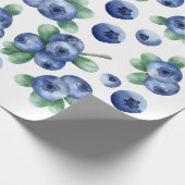 bosbessenwikkelpapier cadeaupapier (Hoek)