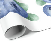 bosbessenwikkelpapier cadeaupapier (Rol Hoek)