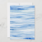 Bosbessenzoet baby shower kaart (Achterkant)