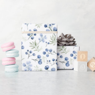 Bosbessie Zoete Bosbessen Boog Baby Shower Servett Cadeaupapier
